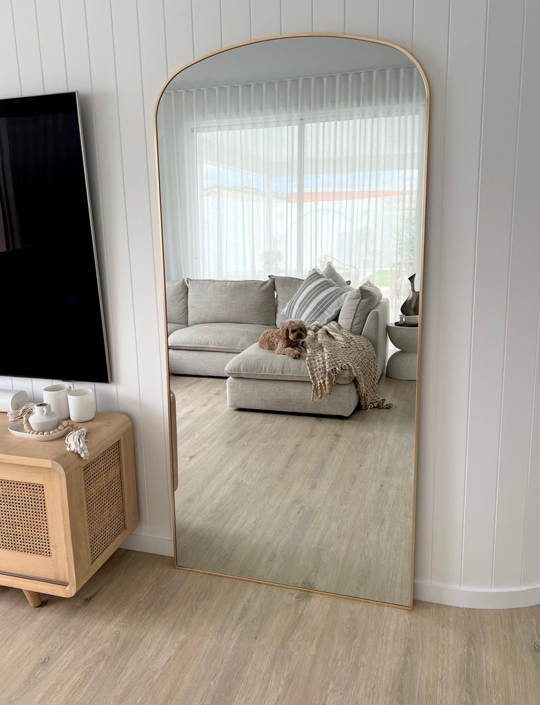 Radius Top Arch Mirror - 190 x 90 cm- Full Length – Vanders Glass
