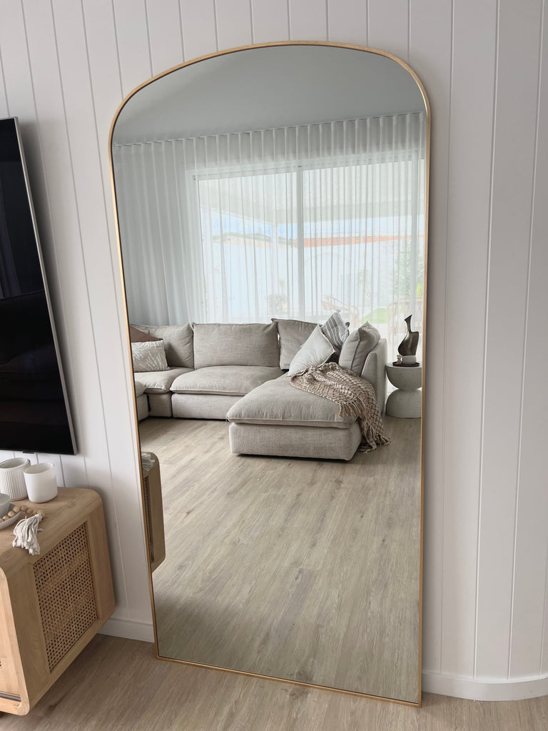 Radius Top Arch Mirror - 190 x 90 cm- Full Length – Vanders Glass