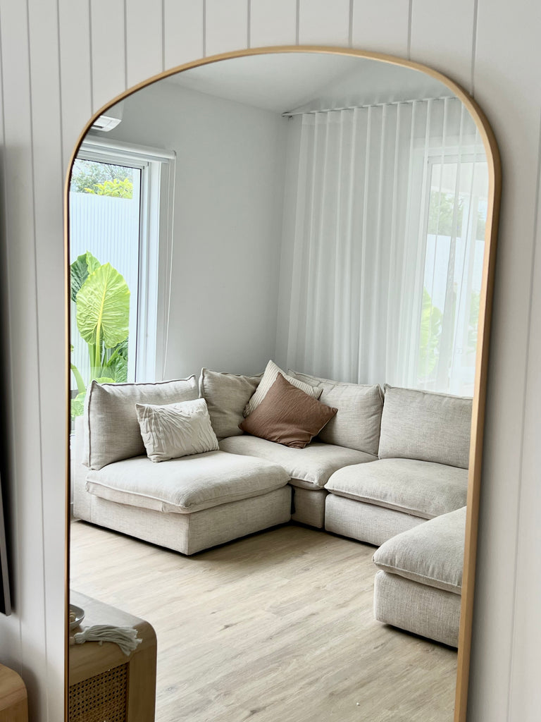 Radius Top Arch Mirror - 190 x 90 cm- Full Length – Vanders Glass