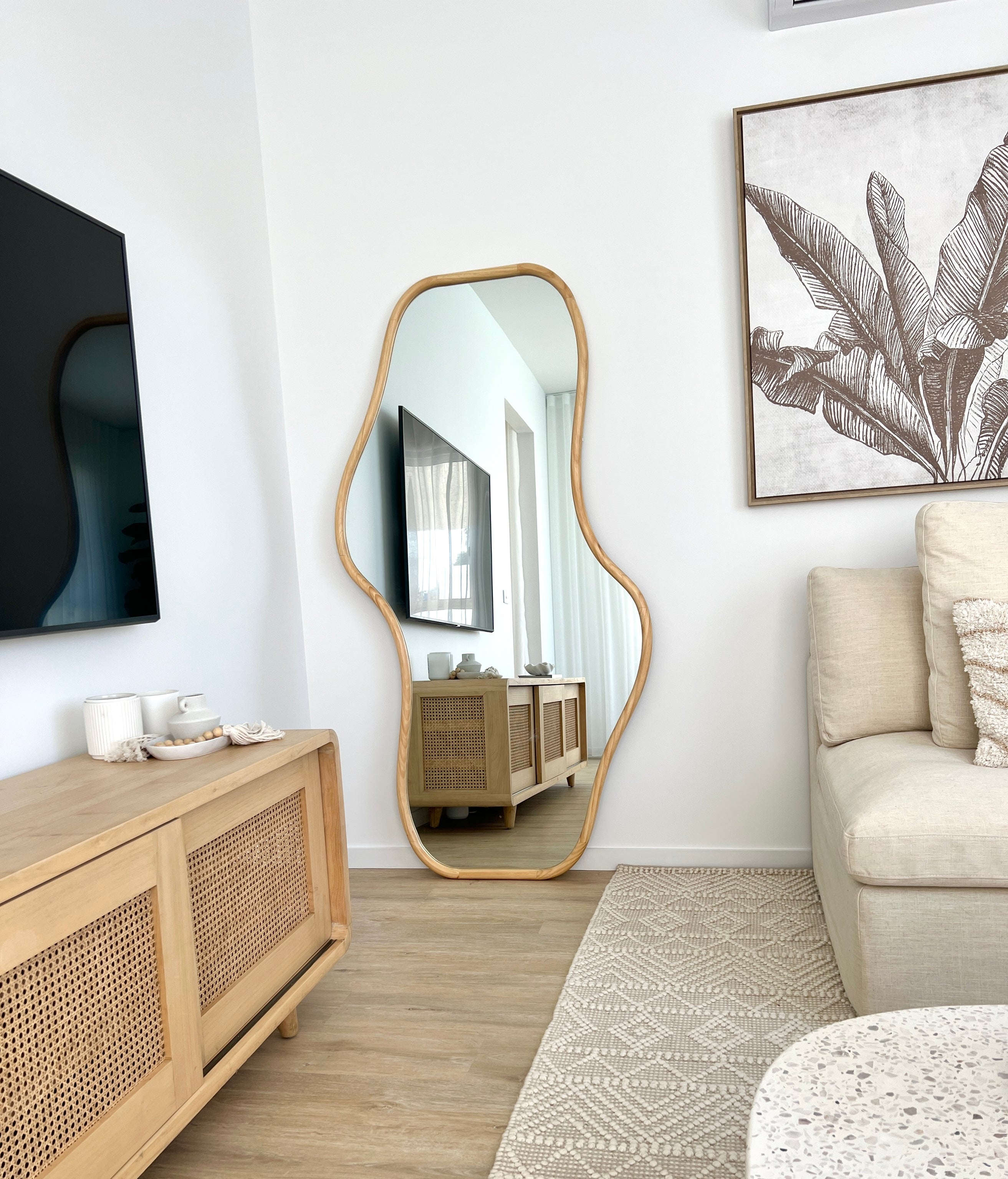 Ripple Wave Mirror - 180x95cm - Full length – Vanders Glass